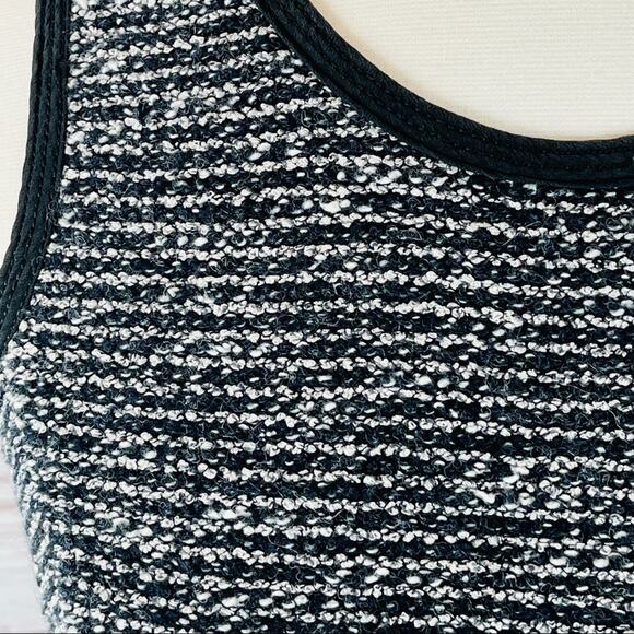 J. Crew black and cream fit and flare woven material dress - Picture 4 of 14